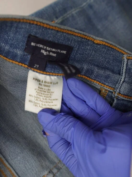 Veronica Beard Beverly High Waist Skinny Flare Leg Jeans Size 27 - Picture 9 of 13